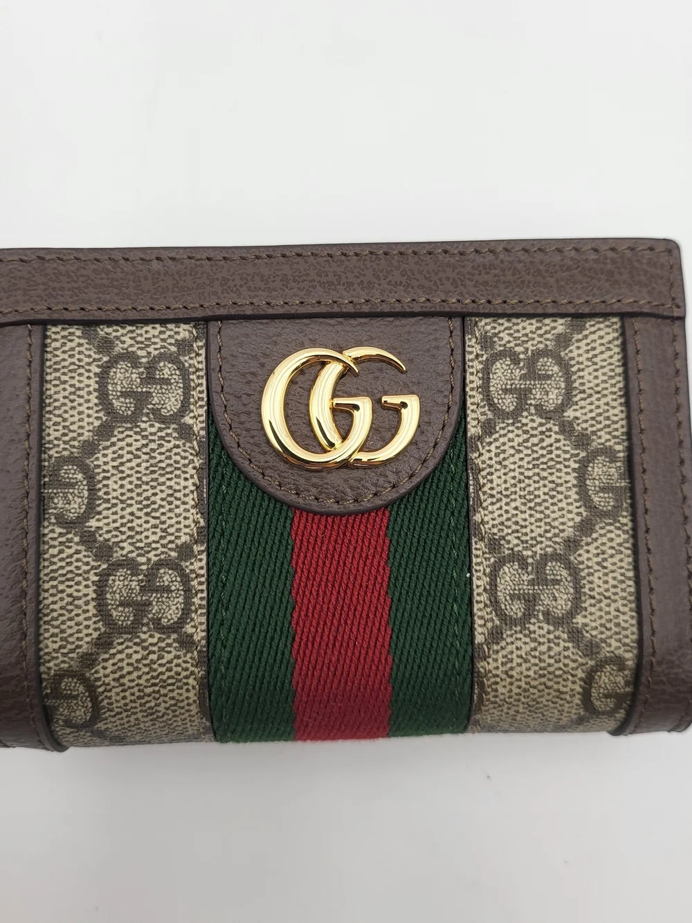 Gucci 813296 GG Supreme Ophidia Medium Bi- Fold Wallet..Like new !!!